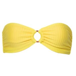 Maaji Lemon Margarita Jill Ring Bandeau Bikini Top